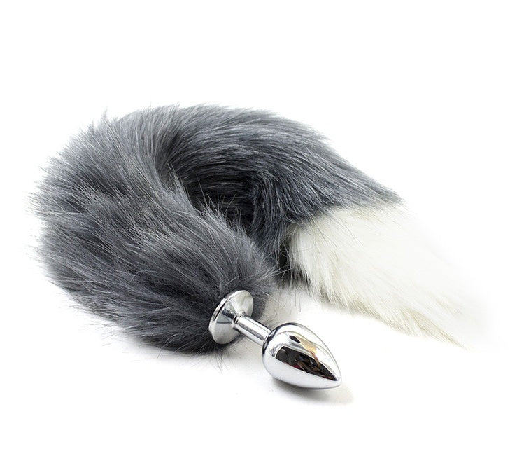 Black Tip Fox Tail Butt Plug