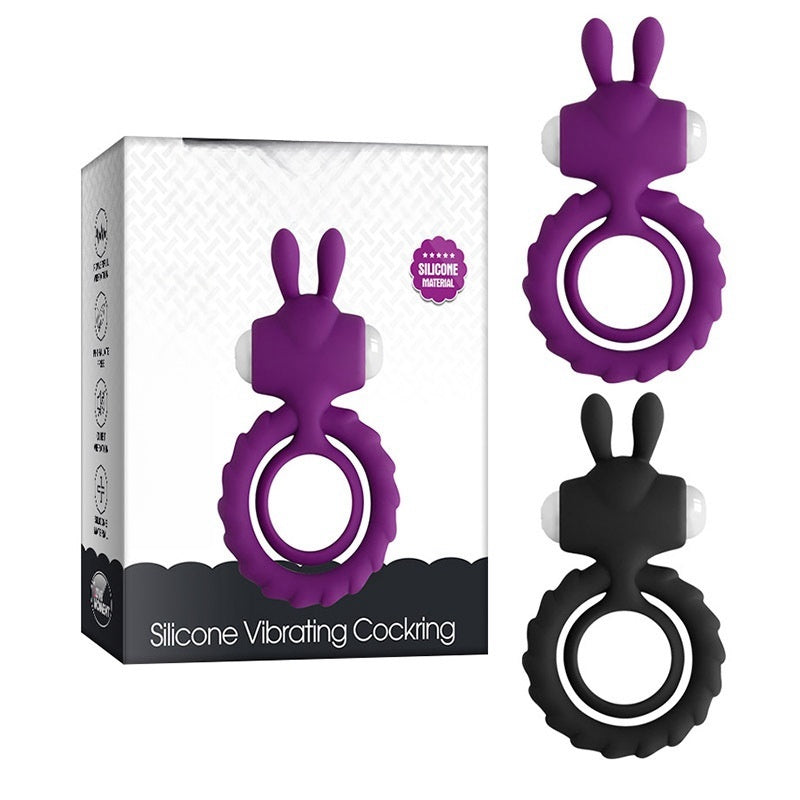 Silicone Vibration Toys Rabbit Ring