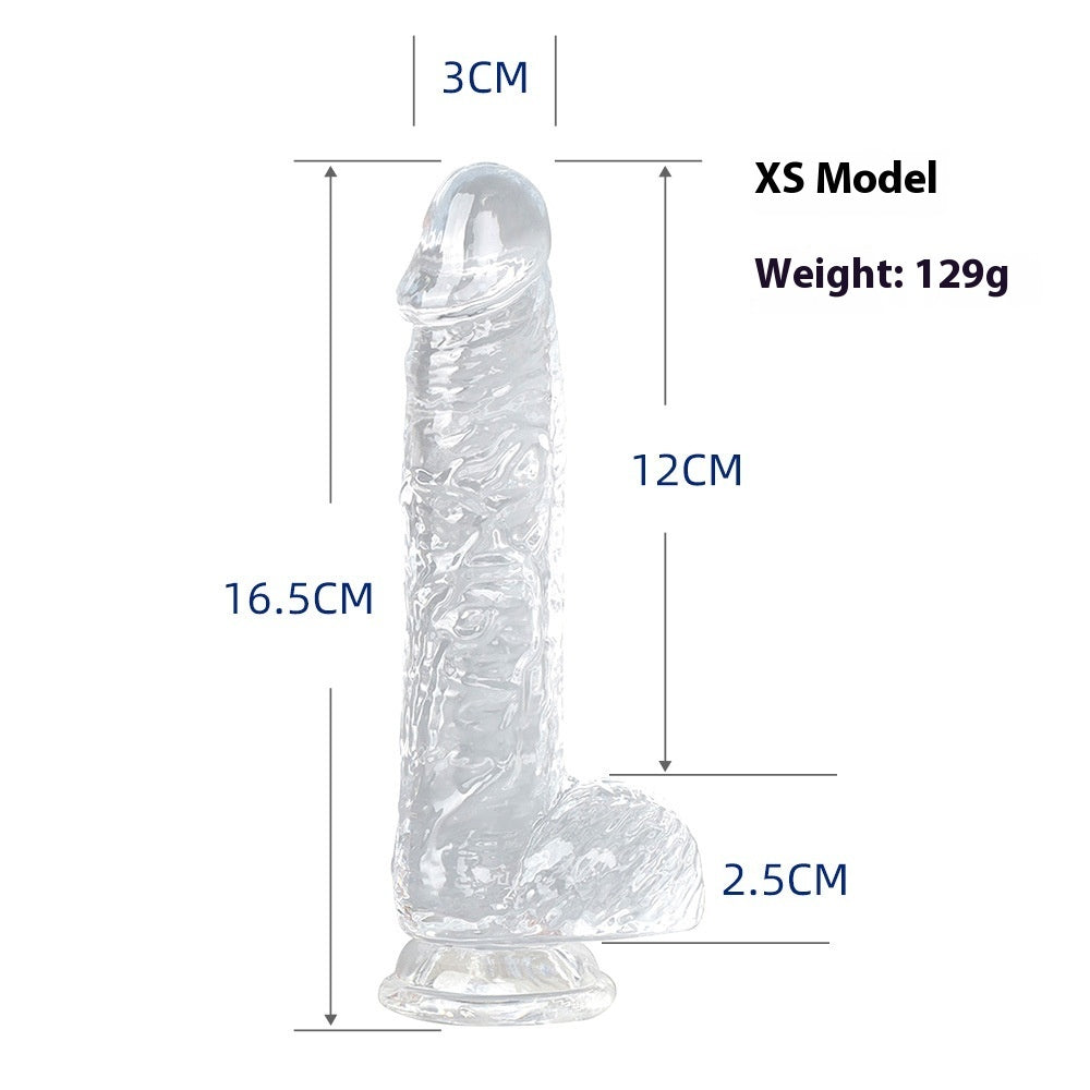 Seven Models Full Series Transparent Female Dildo